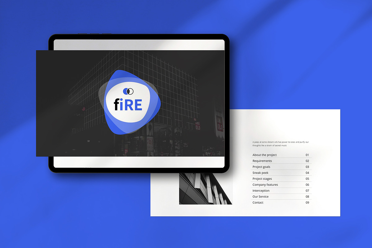 Fire | PowerPoint Template, a Presentation Template by CreativeSlides