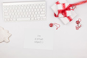 Red & White Christmas Pics & Mockups, a Print Template by Kreanille Design (Thumbnail 3 of 4)