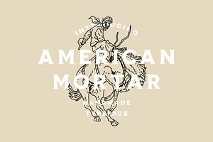 American Mortar -Vintage Font Family