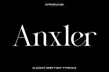 Anxler - Classy Serif Font