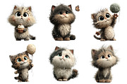Cute Watercolor Cat PNG Clipart, an Animal Illustration by Daily.Designs (Thumbnail 2 of 4)