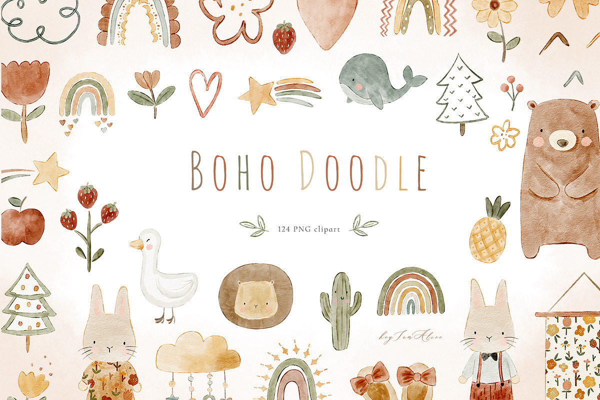 Boho Doodle, an Animal Illustration by heyiamalice (Photo 1 of 11)