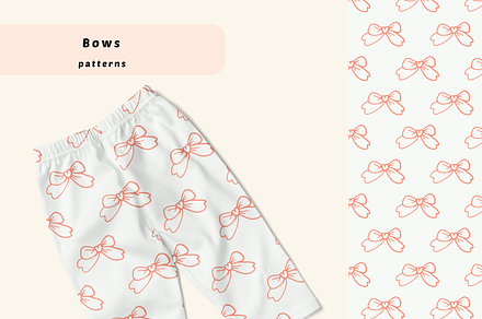 Bows vector pattern