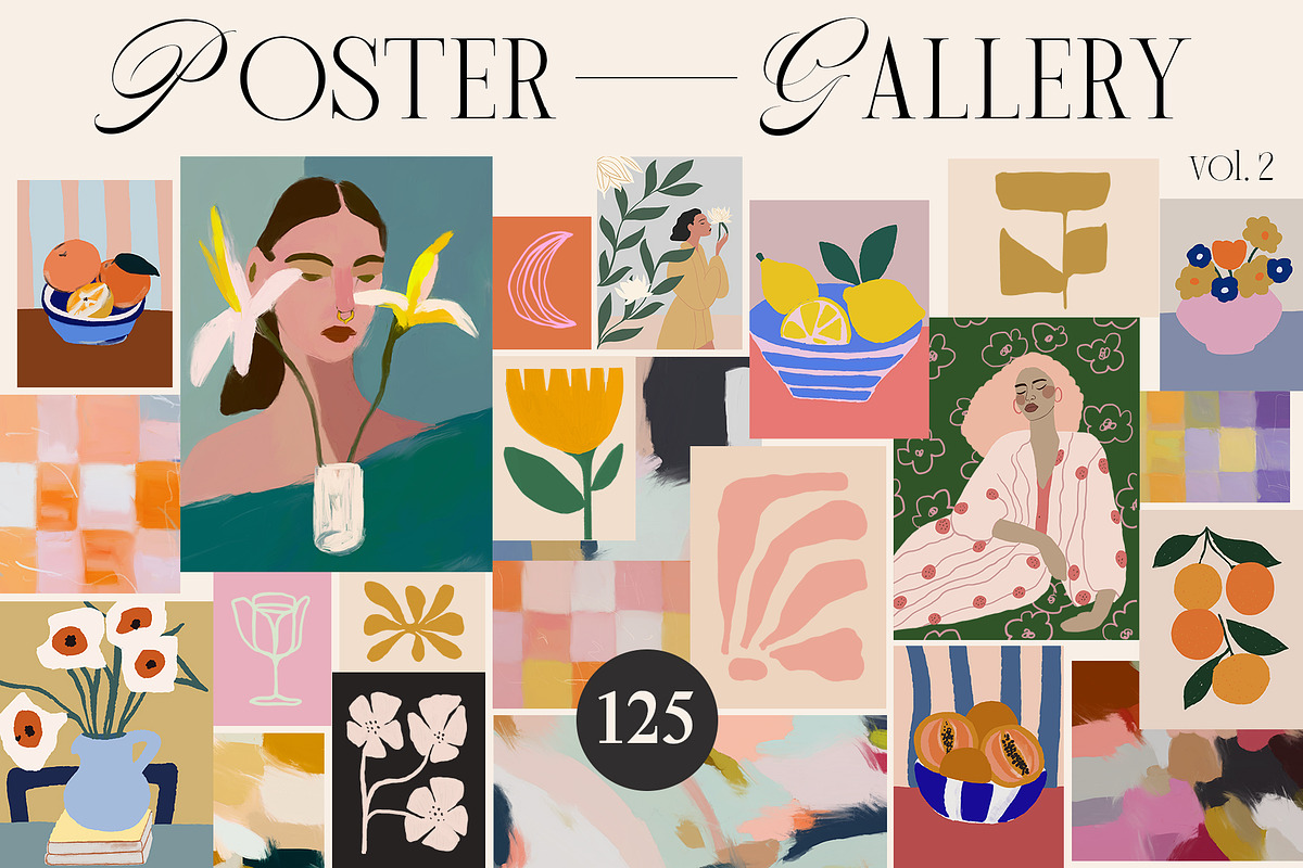 Modern Still Life Wall Art Gallery, a Graphic by Ayya Studio (Photo 1 of 13)