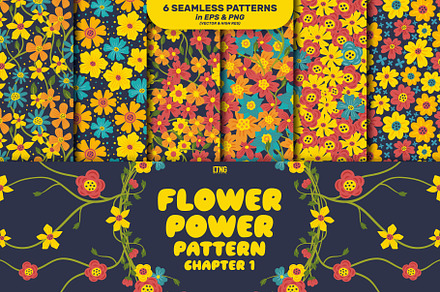 Flower Power Seamless Pattern Ch. 1