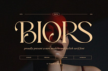 Biors || Modern Serif Font