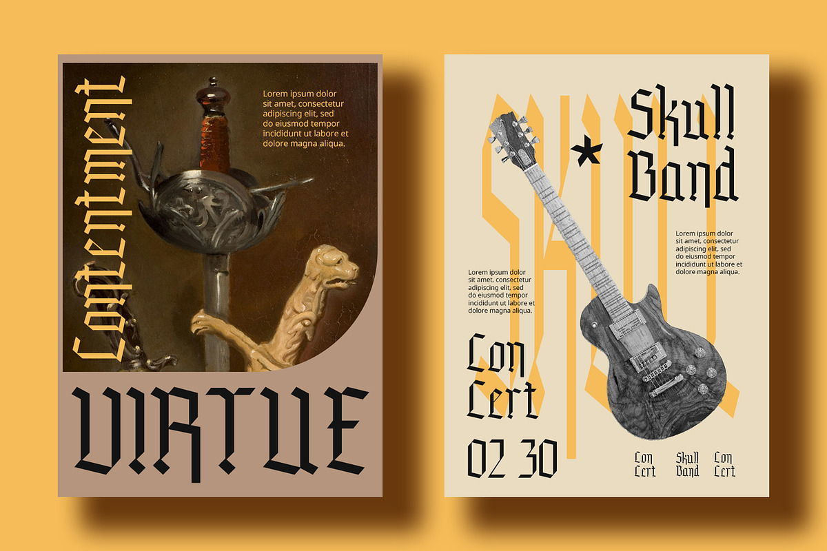 CS Vachel – Gothic Font, a Blackletter Font by Craft Supply Co. (Photo 6 of 8)