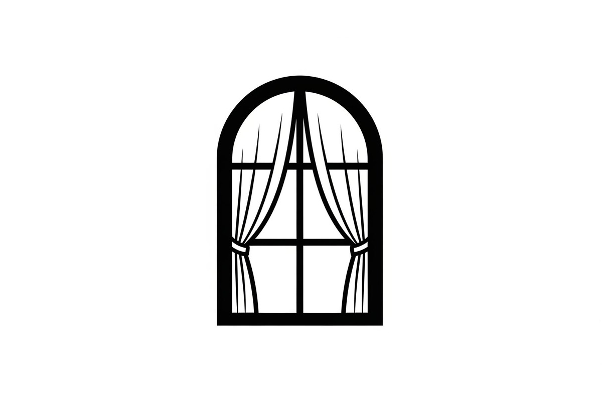 Window Curtain Silhouette Bundle, an Illustration by Creativeshirt (Photo 49 of 51)