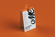 Set of Folding Hanging Tag mockups, a Packaging Mockup by Black Cat Studio (Thumbnail 11 of 13)
