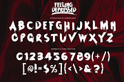 FEELING DEPRESSED - Absonstype, a Font by Absonstype (Thumbnail 7 of 9)