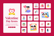Animated Valentine Day Icons, an Outline Icon by Prosymbols (Thumbnail 1 of 4)