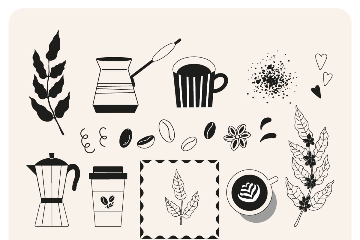 Coffee vector illustration, a Graphic by Oxi An illustrator (Photo 3 of 8)