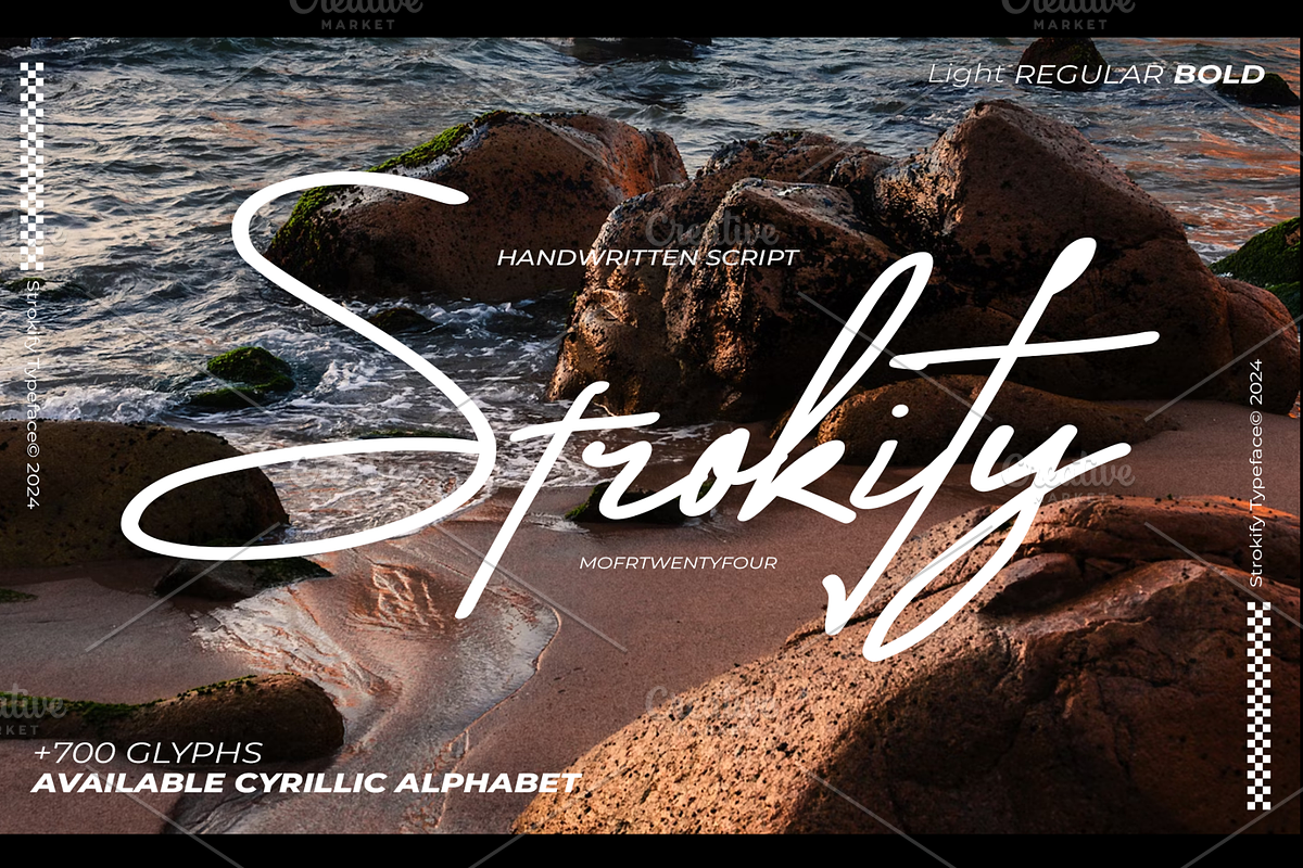 Strokify - Like Natural Handwriting, a Handwritten Font by Mofr 24 (Photo 1 of 11)
