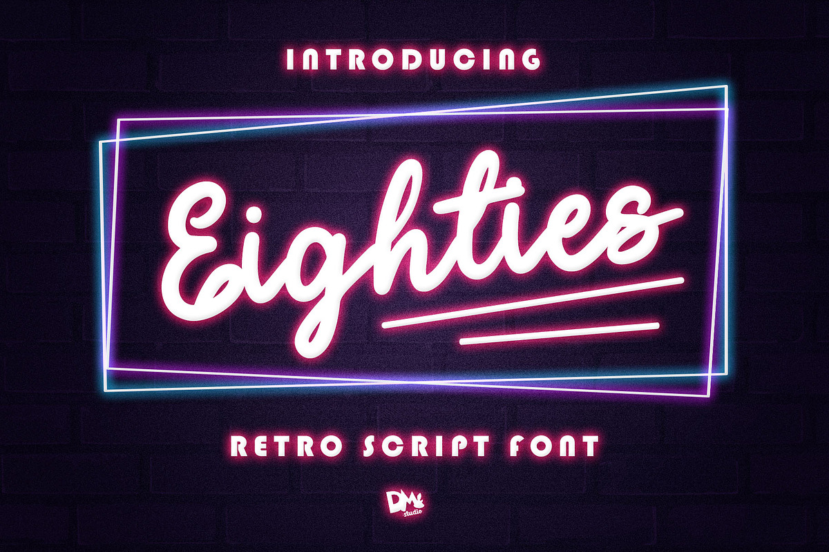 Eighties - Retro Script Font