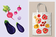 Watercolor vegetables, a Food Illustration by LeriaArt watercolor (Thumbnail 5 of 5)