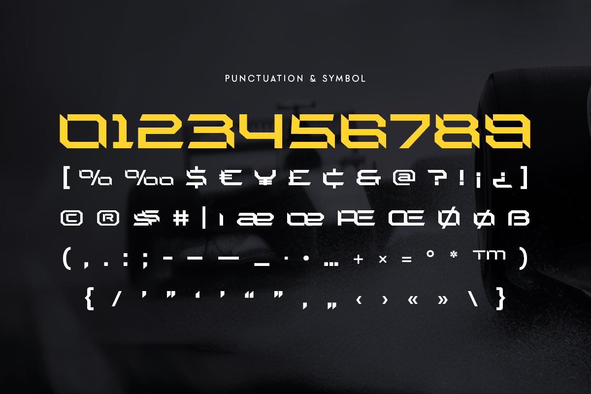 Noland - Sport Futuristic Font, a Sans Serif Font by Hamz Studio (Photo 7 of 12)