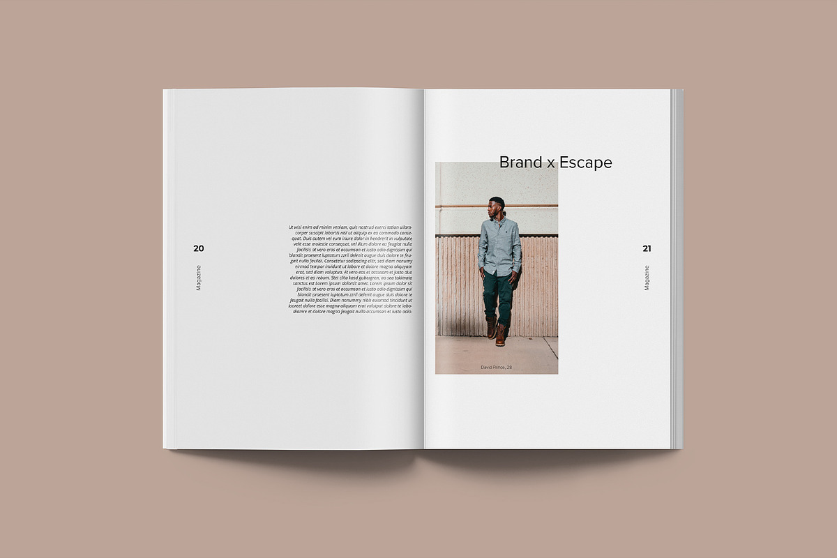 Escape Magazine Template, a Magazine Template by Designshot (Photo 7 of 10)