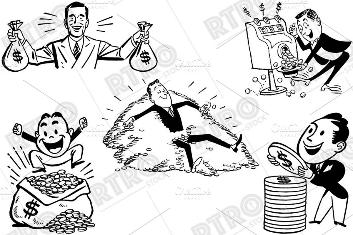 RTRO Money & Wealth 2, a Work Illustration by RTRO Stock (Photo 3 of 5)