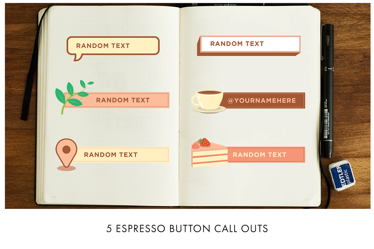 Espresso Youtube Branding Kit, a Social Media Template by Tangerine Nation (Photo 4 of 7)