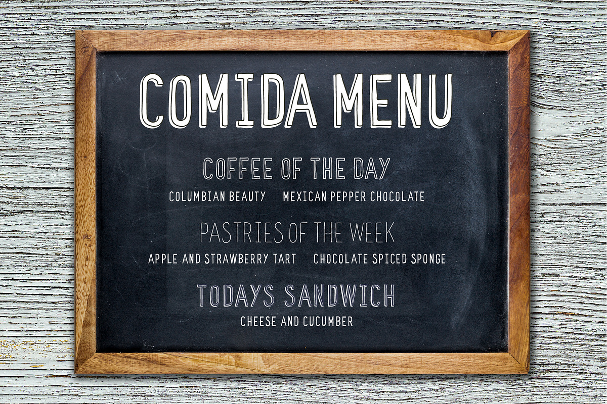 Comida Funky 4 Font Collection preview 2