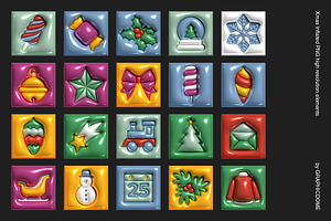 Inflated Xmas 140 PNG Elements