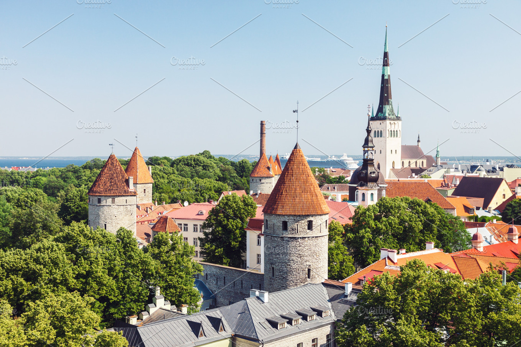 Historical old town of Tallinn, an Architecture Photo by BOOCYS