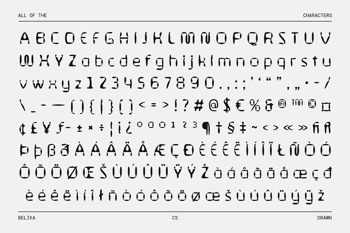 CS Belika Drawn, a Sans Serif Font by Craft Supply Co. (Photo 8 of 8)