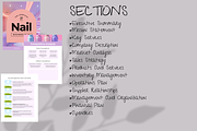 NAIL BUSINESS PLAN TEMPLATE, a Marketing Template by Daring Digies (Thumbnail 3 of 5)