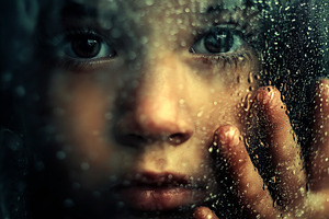Close-Up Portrait of a Child, a Person Photo by Ocean Digital Art