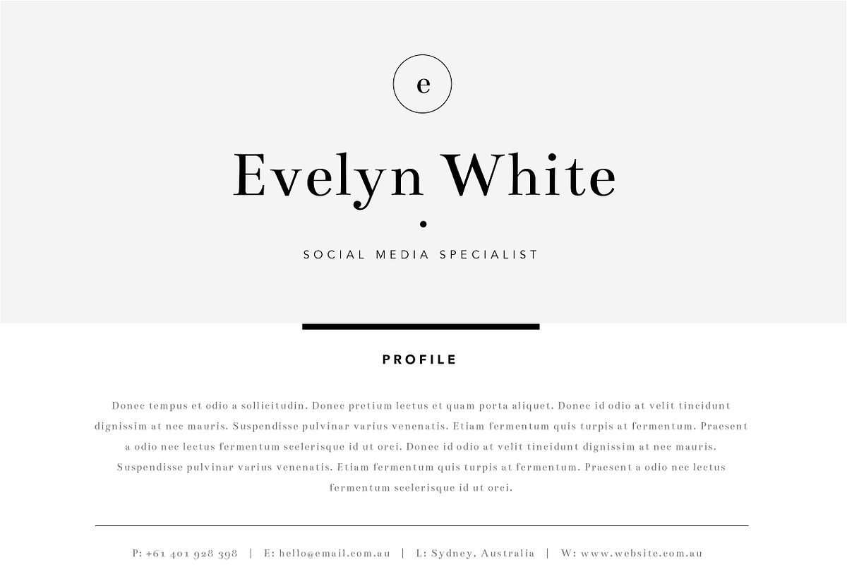 Resume Template 4 Page | CV Template, a Resume Template by The Template Depot (Photo 5 of 6)