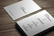 Minimal Corporate Business Card, a Business Card Template by bouncy (Thumbnail 3 of 4)