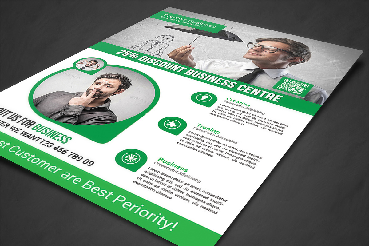 Business Planner Flyer Print Templat, a Flyer Template by AfzaalGraphics (Photo 2 of 4)