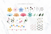Awesome Blossom alphabet, a Symbol Font by Alice_Evans (Thumbnail 5 of 16)