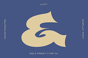 Lucy: A Circus Poster Font, a Serif Font by DeliFreshTypeCo. (Thumbnail 4 of 5)