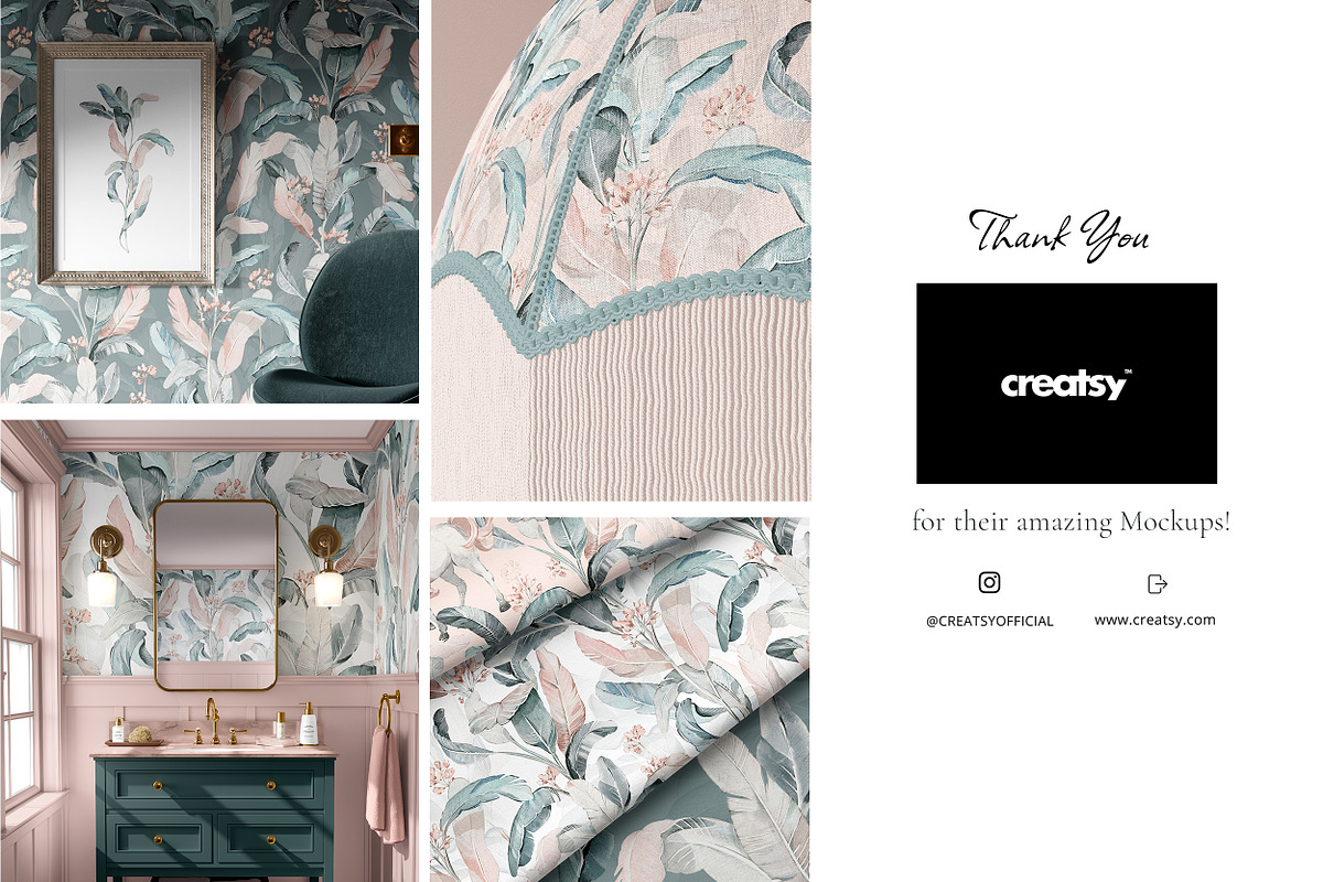 Fantasy Pattern with tropical leaves, a Pattern Graphic by Lisima (Photo 12 of 12)