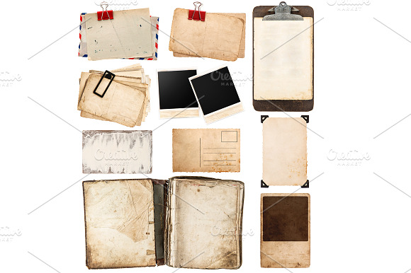 Vintage Papers, Frames, Clipboard preview 2