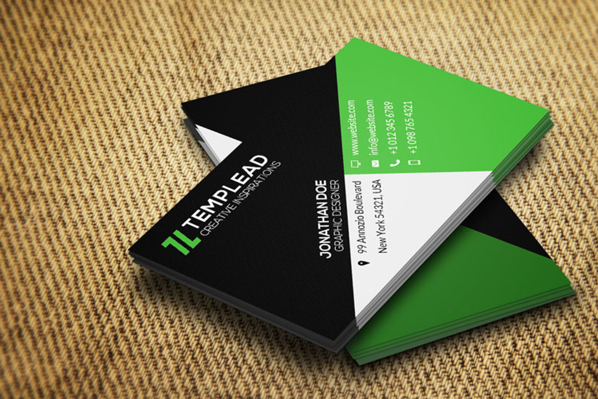 Corporate Business Card CM094, a Business Card Template by annozio (Photo 2 of 4)
