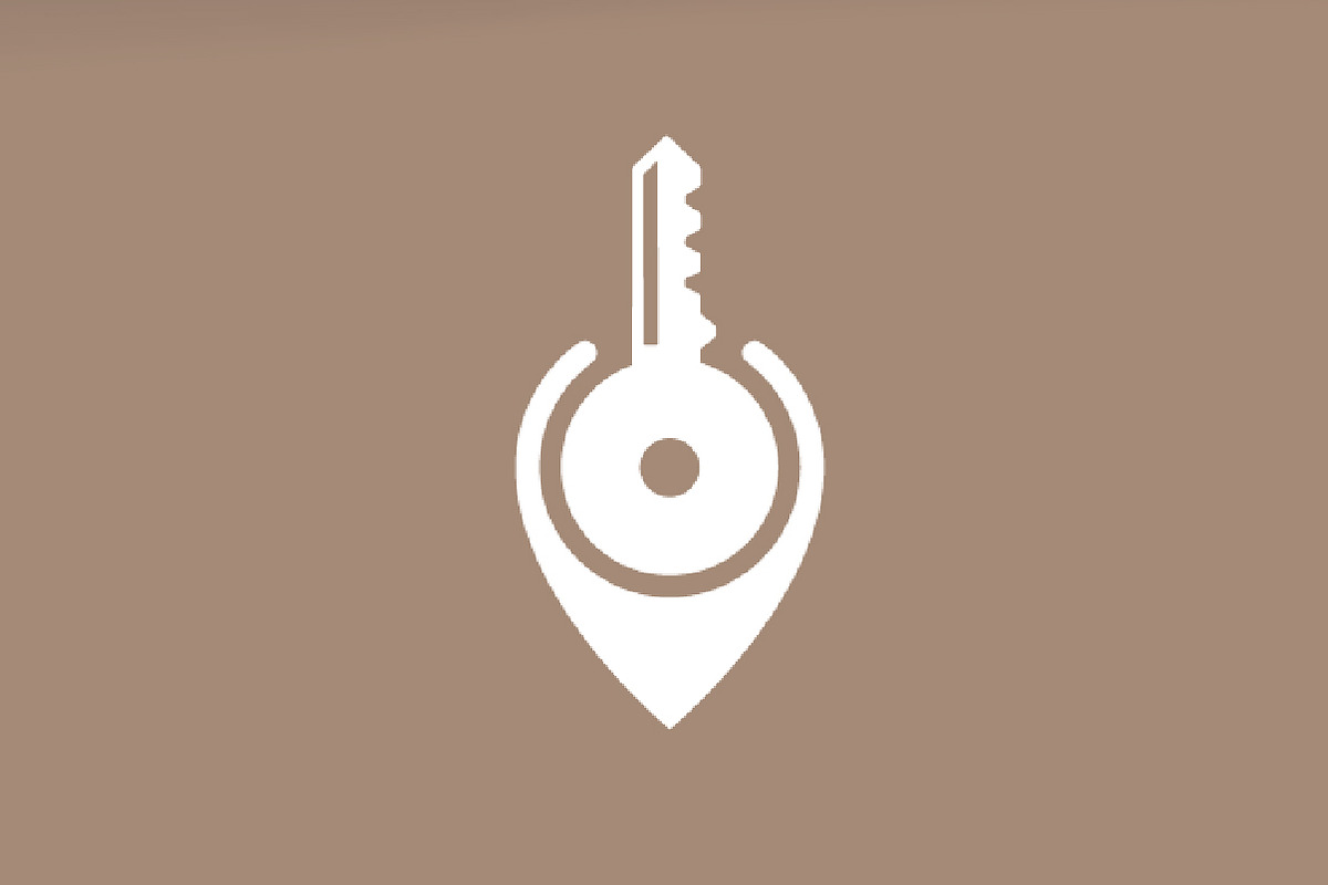 Vector key and map pointer logo, a Branding & Logo Template by GraphiShop
