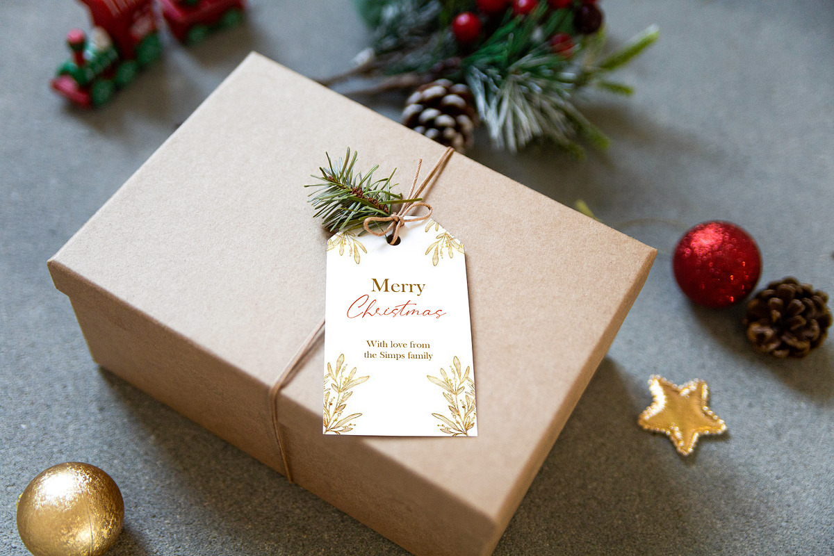 Gift Tag Mockup,Christmas Tag Mockup, a Product Mockup by ILoveMockupDesign (Photo 3 of 8)