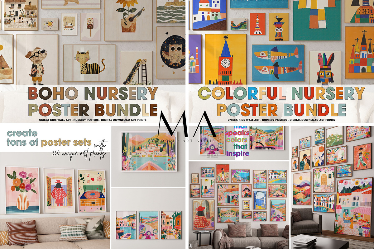 Mega Poster Shop Builder Bundle, a Household Mockup by Mockup Art Atelier (Photo 12 of 61)