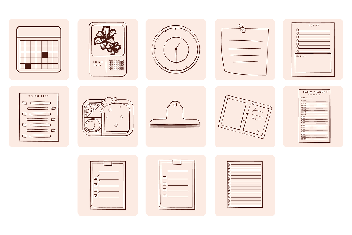 Work Office Doodle Icon Bundle, an Object Graphic by Artnivora.Std (Photo 2 of 4)
