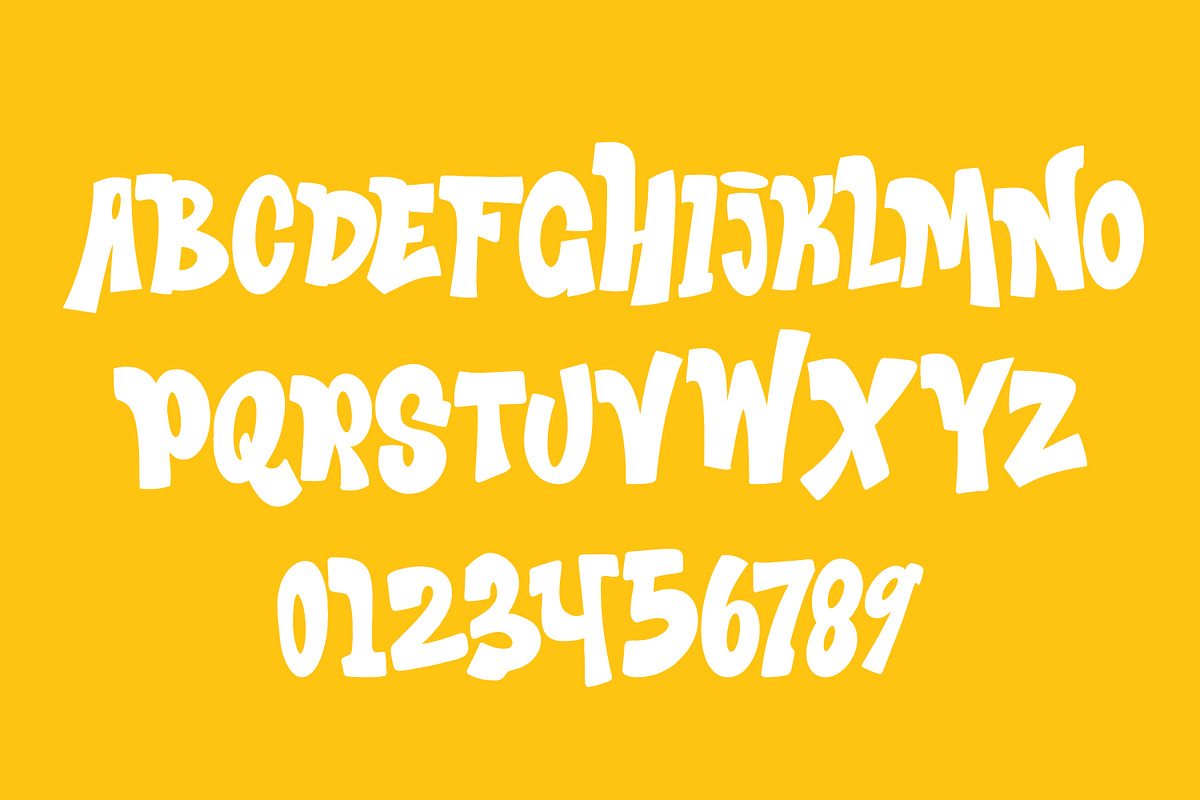 Strange Crispy, a Symbol Font by Wasabib Studio (Photo 5 of 8)
