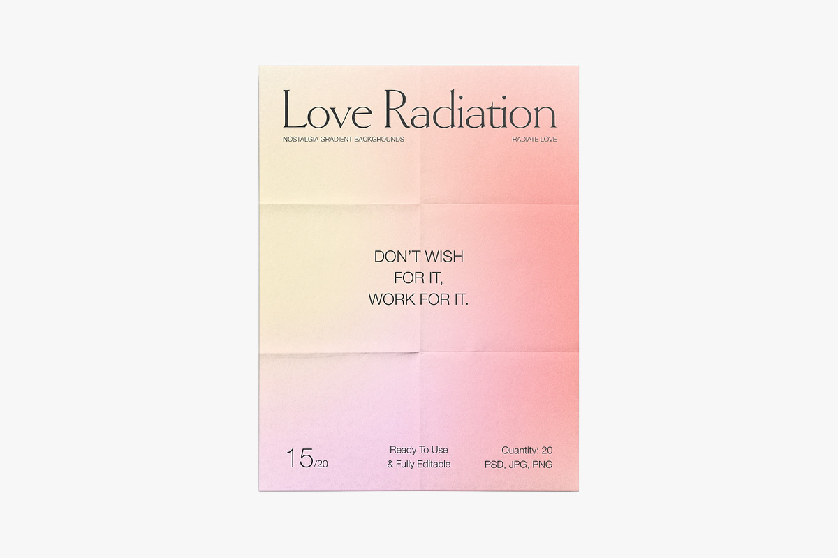 Nostalgia Gradient Backgrounds PSD, an Object Graphic by Love Radiation Studio (Photo 5 of 16)