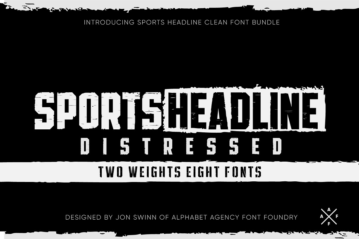 SPORTS HEADLINE DISTRESSED BUNDLE