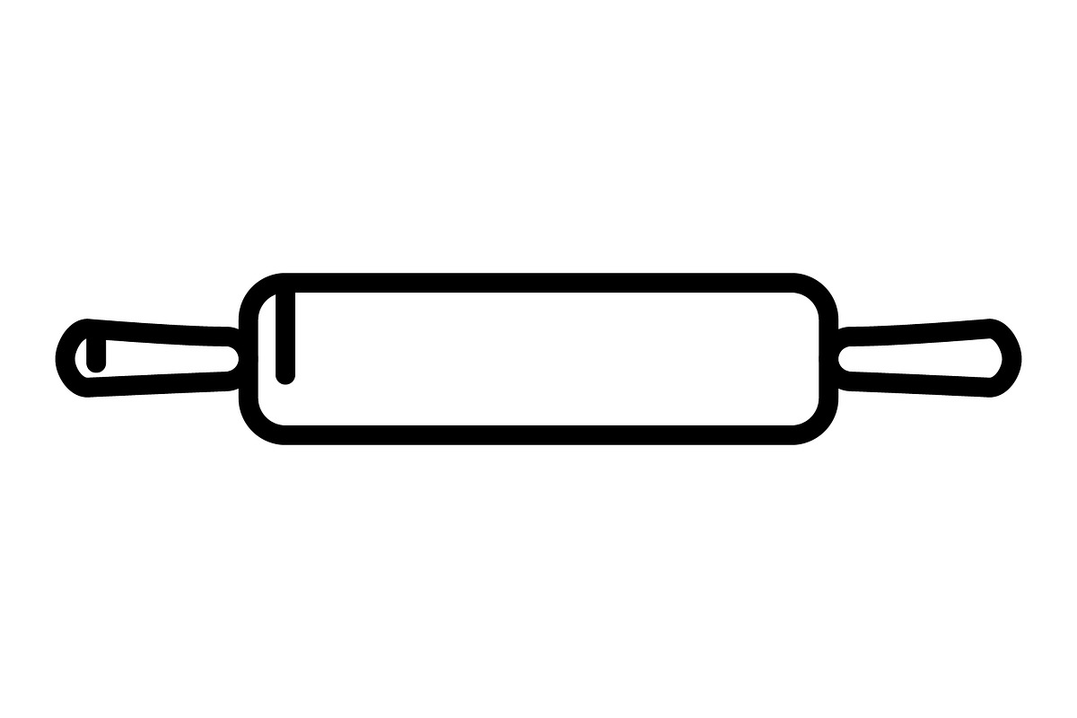 Rolling Pin icon, an Outline Icon by Sumberpangan
