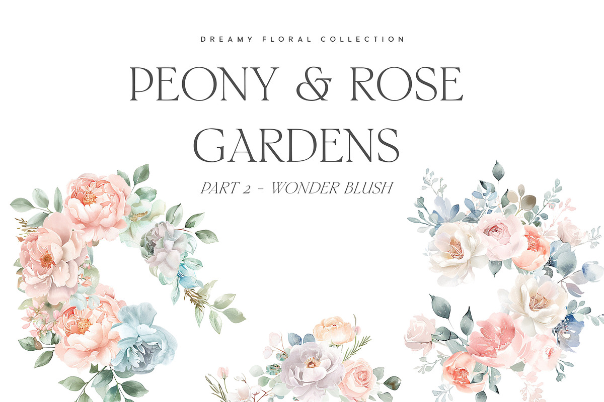 Peony & Rose Gardens - Library, a Decorative Illustration by Isabelle Salem (Photo 7 of 11)