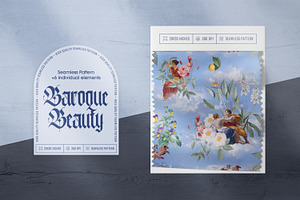 Baroque Beauty Seamless Pattern Pack