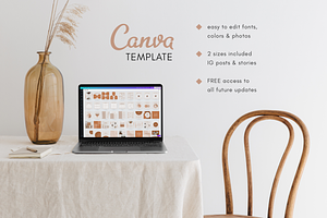 Wellness Coach Resource Canva Bundle