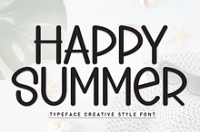 Happy Summer | Script Font