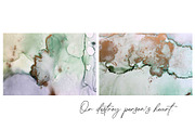 Golden green watercolor textures, a Background Graphic by Soul Art (Thumbnail 6 of 11)